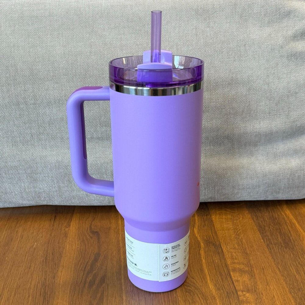 STANLEY X OLIVIA RODRIGO Quencher H2.O FlowState™ Tumbler 40 OZ NEW Purple NIB - Picture 2 of 12